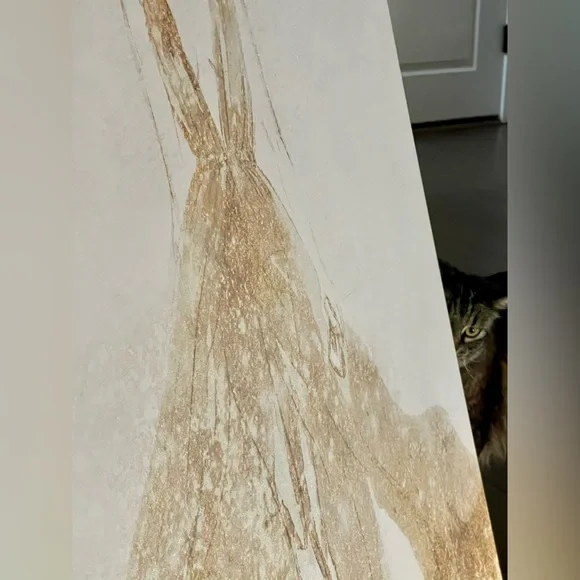Gold Fashion Painting
